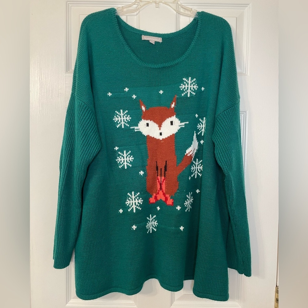 Woman Within Christmas sweater